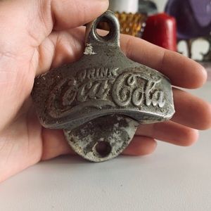 Vintage Coca Cola Bottle Opener Wall Mount
